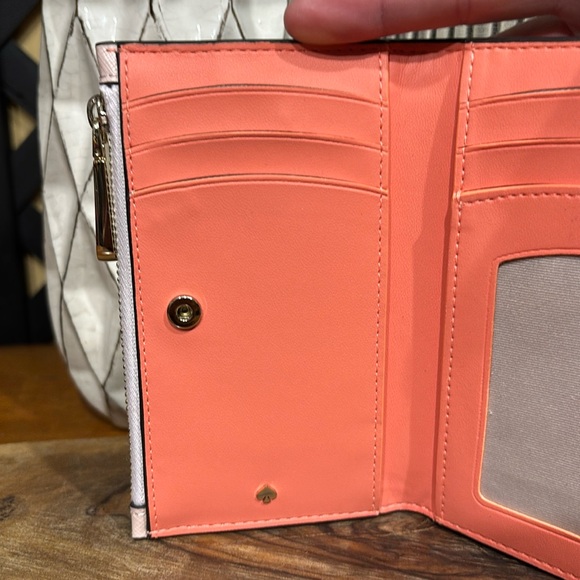 Kate Spade Novelty Tini Embellished Small Slim Bifold Wallet Spritz NWOT - Picture 11 of 16